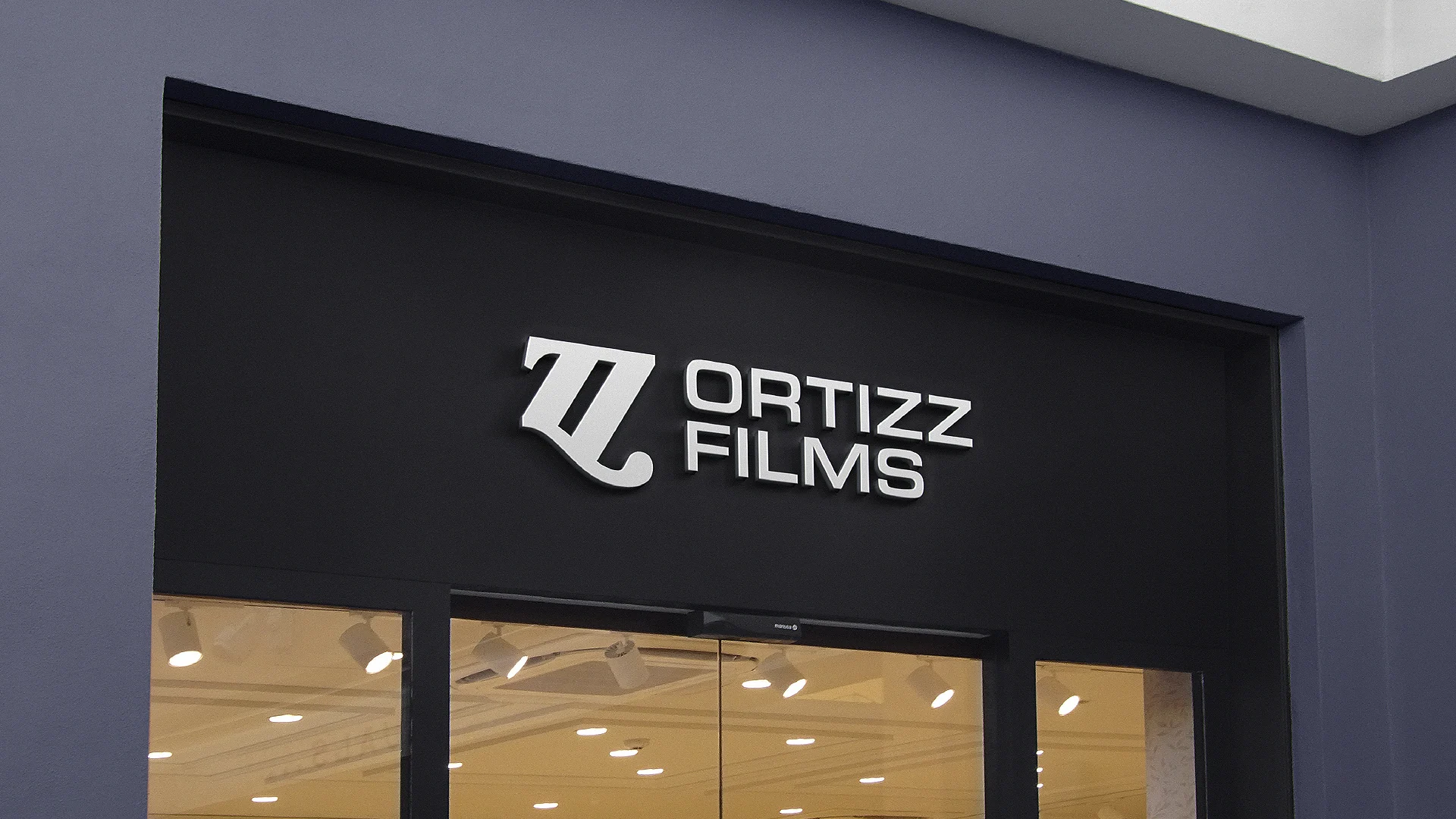 ORTIZZ FILMS · Aplicación de marca
