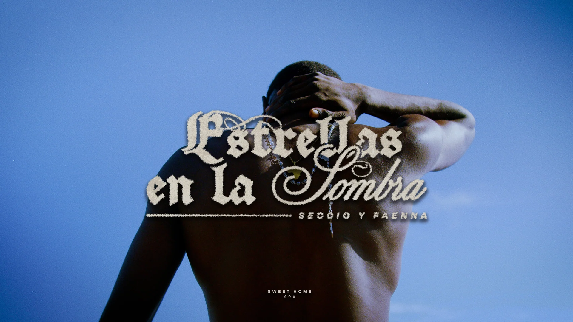 Estrellas a la sombra · Lettering